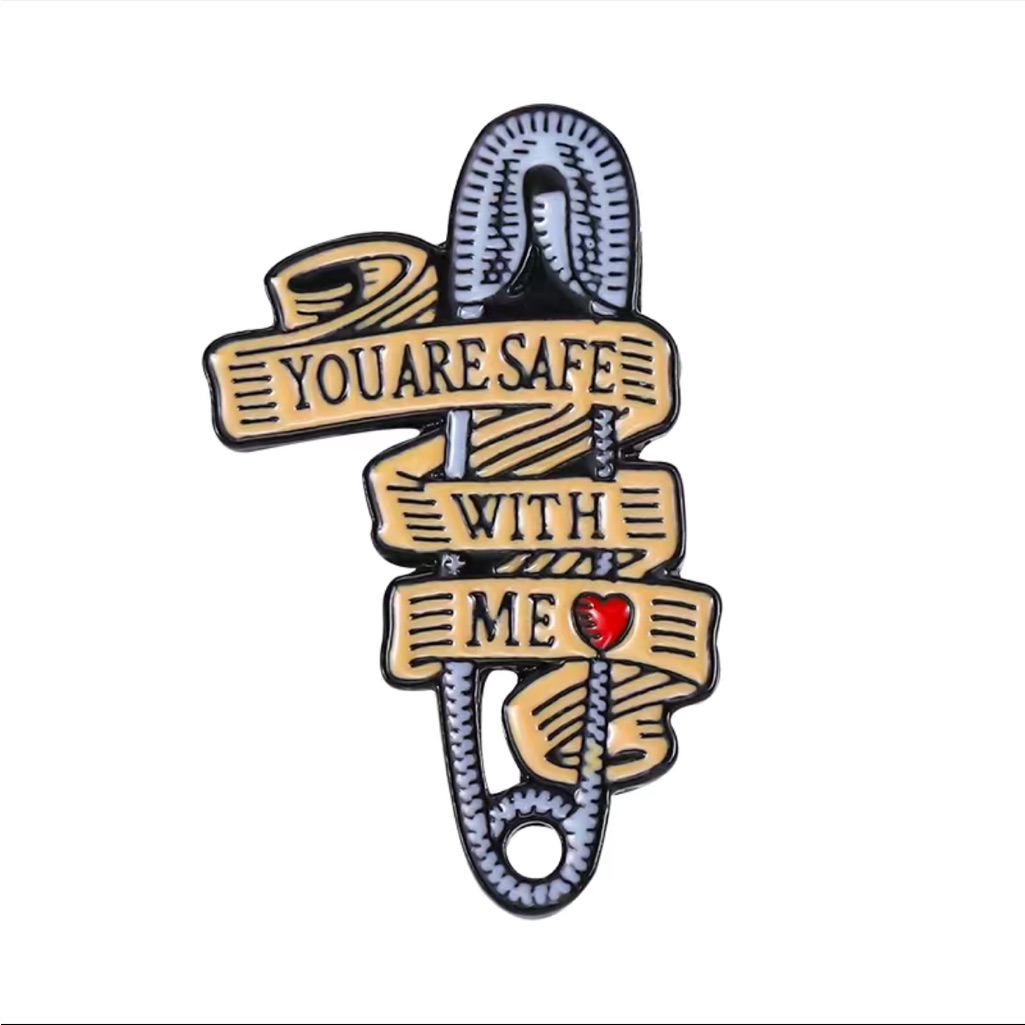 5/$40 You’re Safe With Me Men’s Alloy Pin